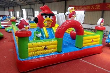 China Kommerzielles aufblasbares Schlag-Haus Angry Birds themenorientiert für Kinder usine