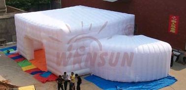 China Wasserdichtes Explosions-Ereignis-Zelt PVCs materielles mit Luft-Gebläse und Reparatur-Sets usine