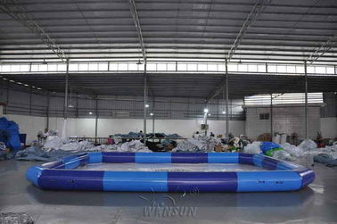 China Blaue Farbgroßer aufblasbarer Swimmingpool/luftdichtes Pool für Kinder usine