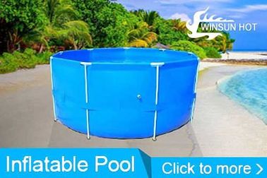 Große gestaltete Swimmingpool-runde Form mit 6 Metern Durchmesser-