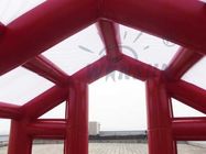 Rote Farbaufblasbares Ereignis-Zelt, Wasser-beständiges großes Explosions-Zelt fournisseur