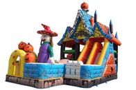 Halloween-Hexen-Thema-Kinderexplosions-Schlag-Haus mit kundengebundener Größe fournisseur