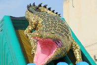 Dauerhafter enormer aufblasbarer Dia-König Crocodile Dual Slide umweltfreundliches Wss-259 fournisseur