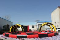 Materielle aufblasbare Sportspiel-aufblasbare Sport-Arena PVCs mit Tunnel für Erwachsene fournisseur