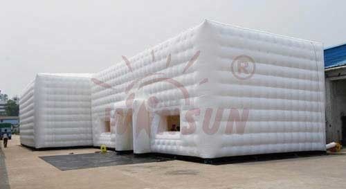 Wasserdichtes Explosions-Ereignis-Zelt PVCs materielles mit Luft-Gebläse und Reparatur-Sets