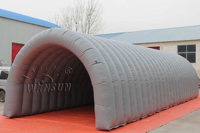 3 - Aufblasbares Tunnel-Zelt Schicht PVCs, feuerverzögerndes großes aufblasbares Zelt