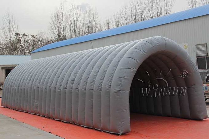 3 - Aufblasbares Tunnel-Zelt Schicht PVCs, feuerverzögerndes großes aufblasbares Zelt