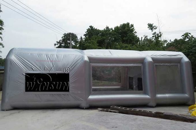 aufblasbares Ereignis-Zelt 0.9mm PVCs, kundengebundener Größen-aufblasbarer Farben-Spray-Stand