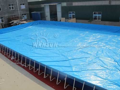 Großer aufblasbarer Swimmingpool im Freien, gestaltetes aufblasbares Wasser-Pool
