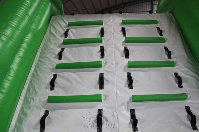 Grüne Farbgroßes aufblasbares Dia mit Pool WSS-247 materiellem Standard CER PVCs