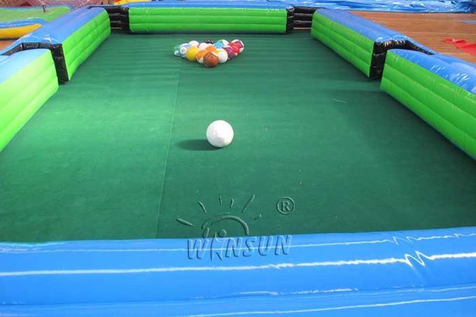 Wasserdichter aufblasbarer Sportspiel-menschlicher Snooker-aufblasbares Gesellschaftsspiel Wsp-186