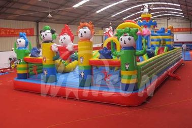 China Glückliches olympisches Thema-aufblasbarer Freizeitpark/Spielplatz für Kinder usine