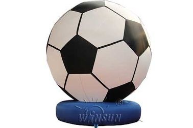 Modell-/Fußball-Ziel-kundenspezifischer Logo-Service PVCs materieller aufblasbarer angenommen