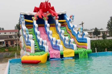 China Hummer-aufblasbares Wasser-Park-Pool-Dia für Erwachsene/Kinder 9x6x8.2m usine