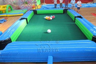 China Wasserdichter aufblasbarer Sportspiel-menschlicher Snooker-aufblasbares Gesellschaftsspiel Wsp-186 usine