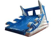 Kundengebundene aufblasbare Delphin-Wasserrutsche WSS-248 mit Luft-Gebläse 10x5x5.5m fournisseur