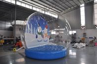 Schnee-Showbälle des Vorrates im Verkauf aufblasbare, Weihnachtsschneekugel, aufblasbarer Weihnachtsanzeigenball für Dekoration fournisseur