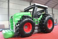 Grüne Farberwachsener Schlag-Haus-aufblasbarer Traktor-Prahler-doppelte Linie genäht fournisseur