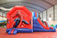 Spider Man-Trampoline-aufblasbares Schlag-Haus mit Dia für Vergnügungspark fournisseur