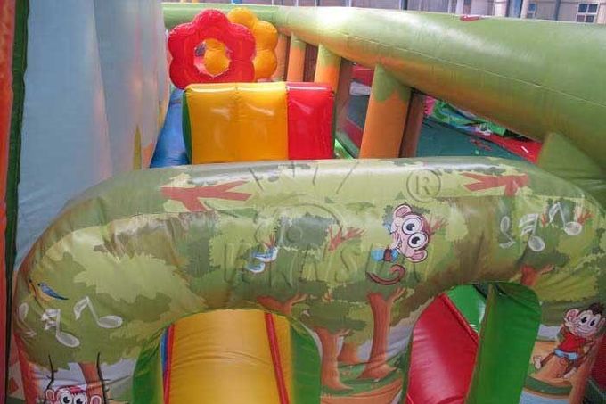 großes aufblasbares Dia 0.9mm PVCs mit Luft-Prahler, Erwachsen-/Kinderexplosions-Dia