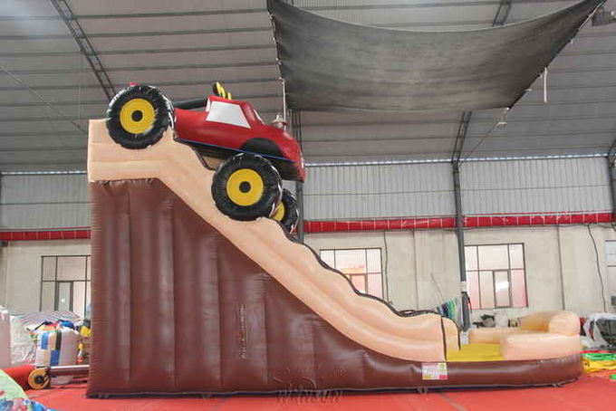 Monstertruck-großes aufblasbares Dia PVC-Material gemacht für Kinder/Erwachsene