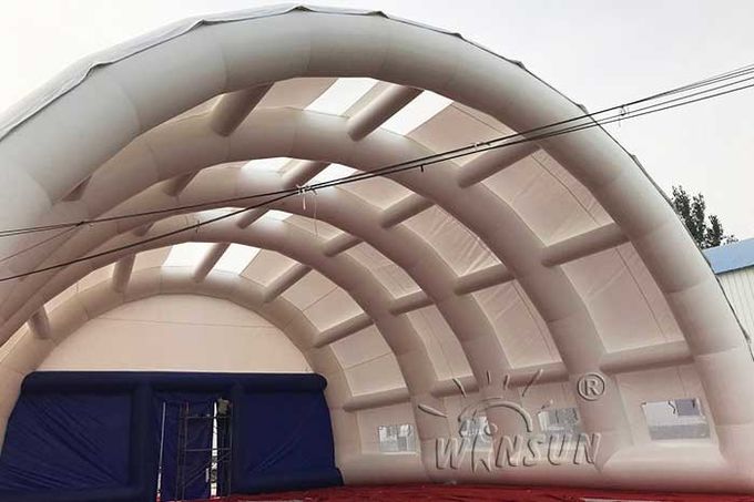 Tennisplatz-aufblasbares Ereignis-Zelt für Tätigkeiten im Freien 37x18x9.5m