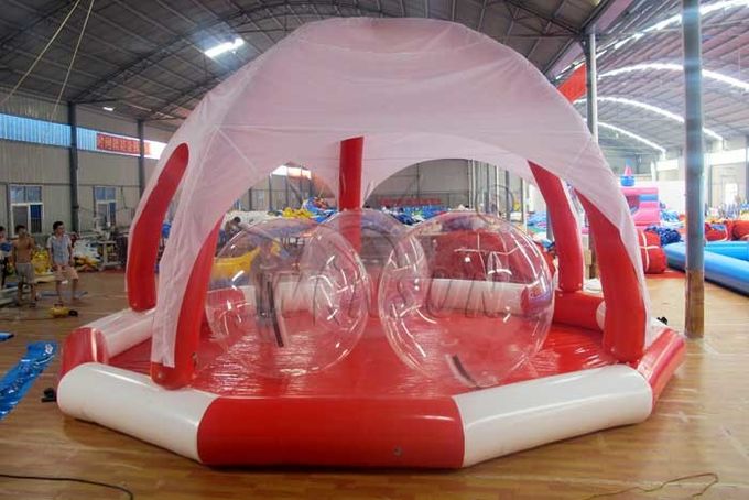 Großer aufblasbarer Swimmingpool PVCs, enormes aufblasbares Kreis-Pool mit Zelt